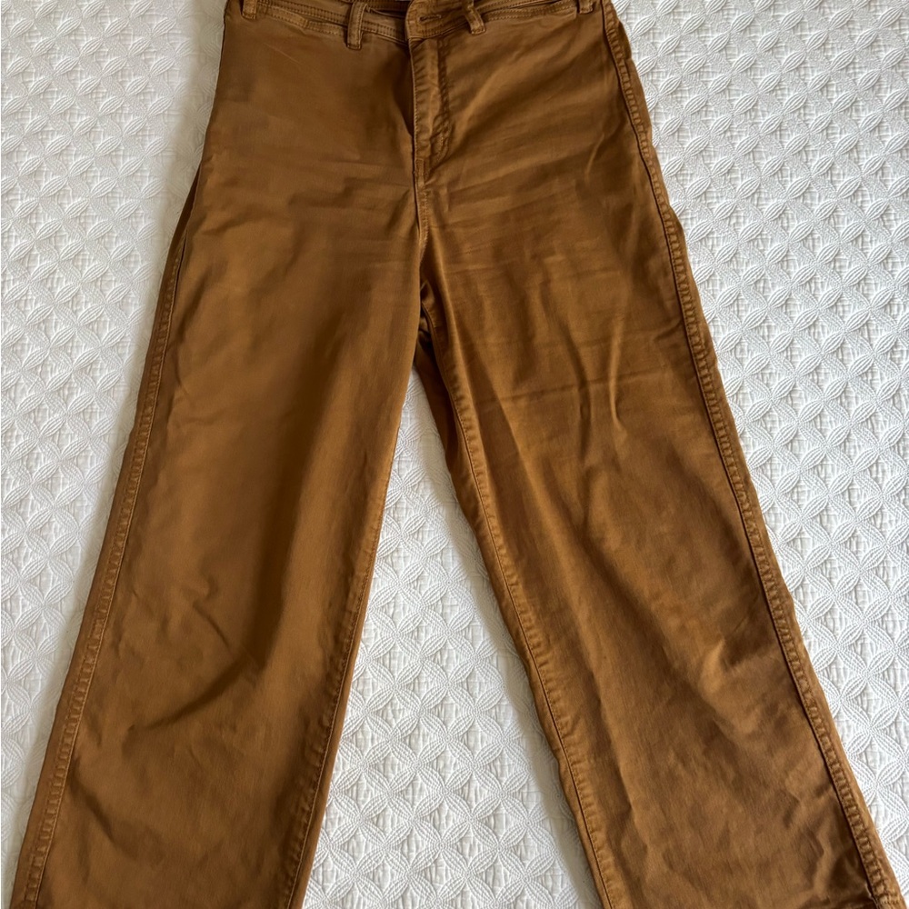 Marine Layer Crop Wide-Leg Pant
